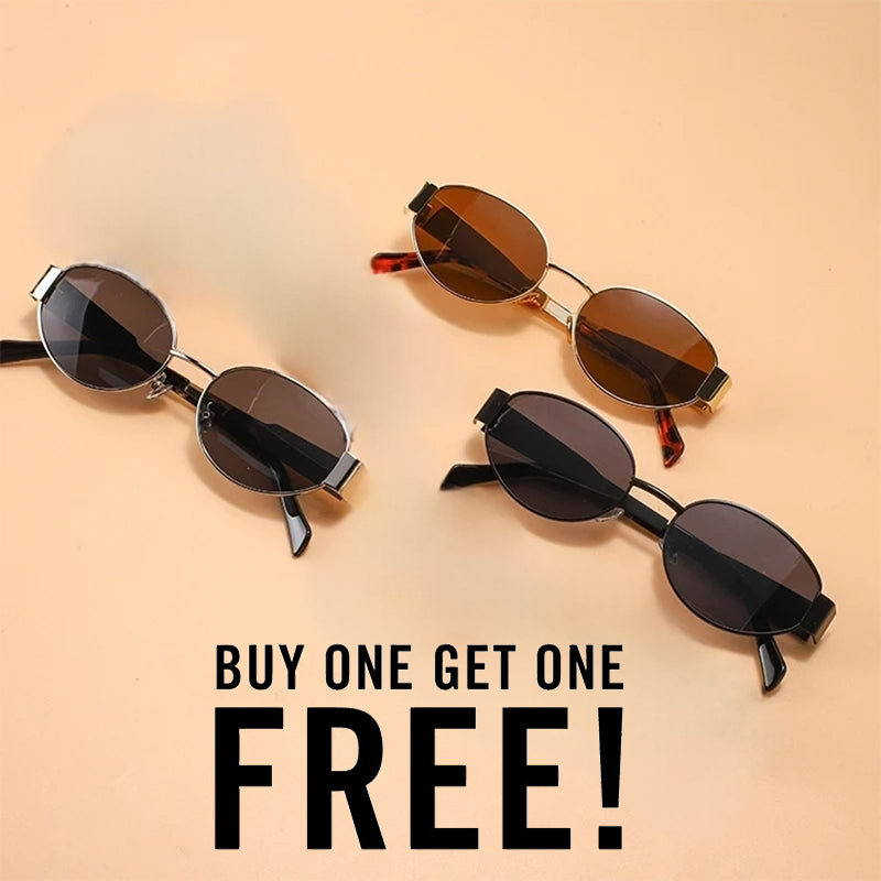 Buy One Get One Free Oval Sunglass
