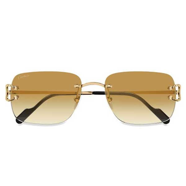 Cartier Rimless Latto Rapper Cartier Rimless Brown – Thelenscorner